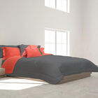 Set de Cama King Size Spring Air Naranja Gris + Protector de Colchón