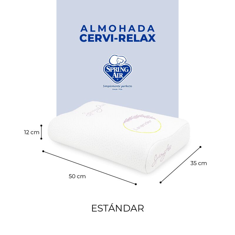 Spring Air Almohada Cervi-Relax Memory Foam Inf... image number null