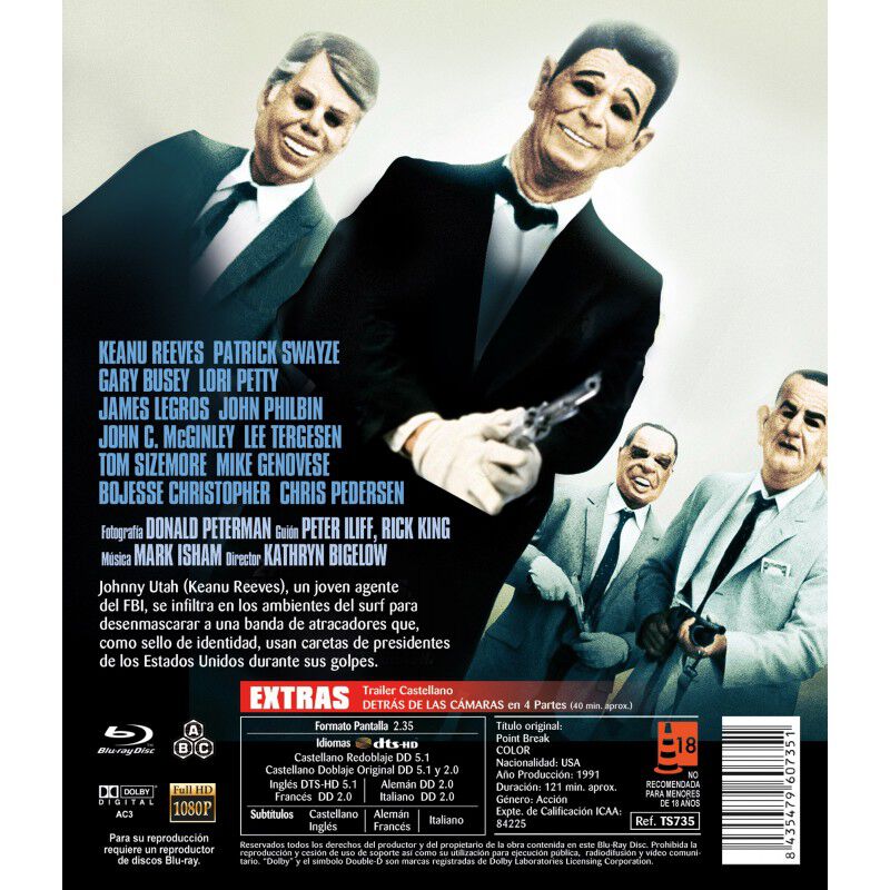 Le Llaman Bodhi [blu-ray] (1991) Point Break image number null