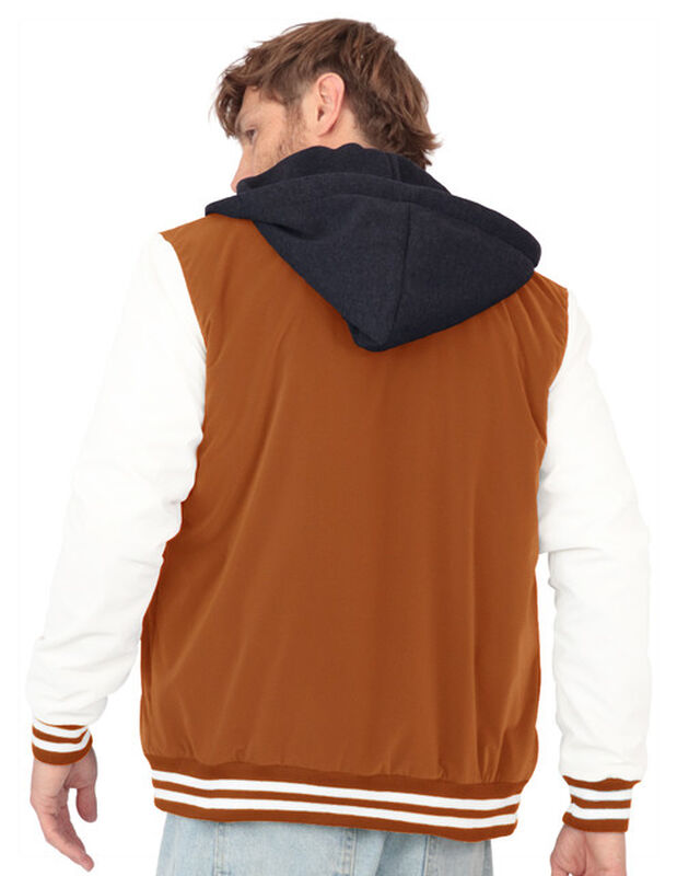 Chamarra Casual Deportiva Capucha Caballero Cam... image number null