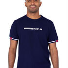 Playera Casual Caballero Premium Estampada Azul Marino Roosevelt C350