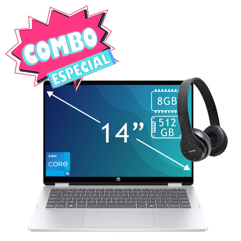 Combo Laptop Hp Omnibook 5 Flip 2 En 1 Core I5 ... image number null