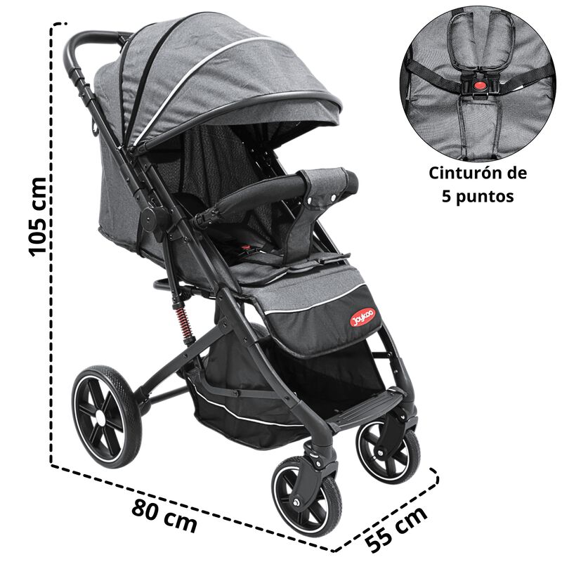 Carriola para Beb&eacute; Manubrio Reversible Plegable... image number null