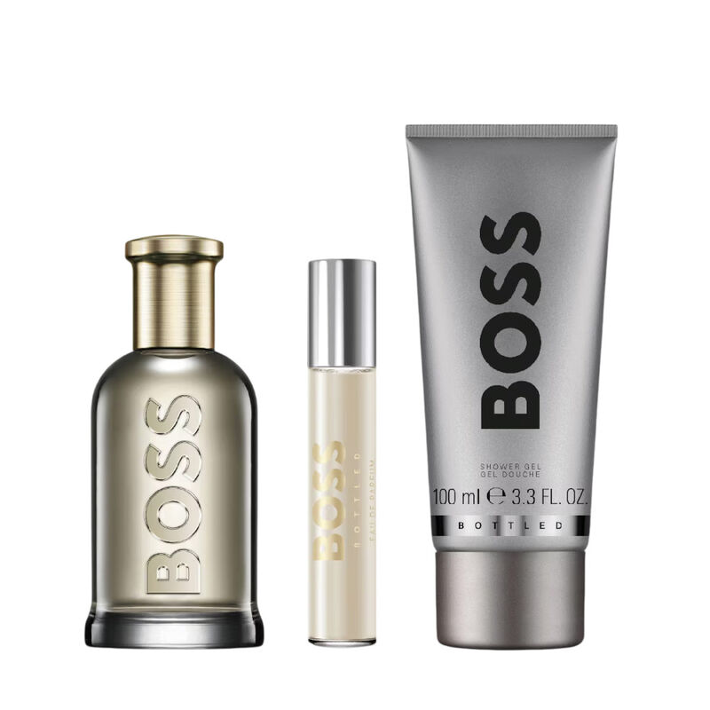 Set Boss Bottled 3pzs 100ml Edp Spray/shower Ge... image number null