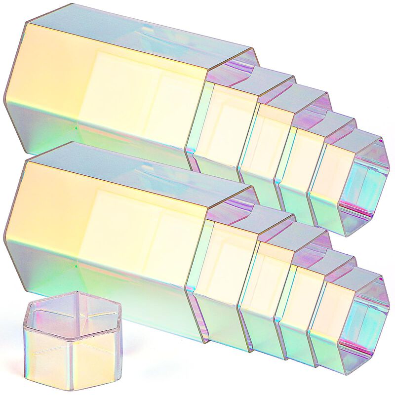 Soportes Jetec rainbow de acr&iacute;lico, 12 unidades image number null