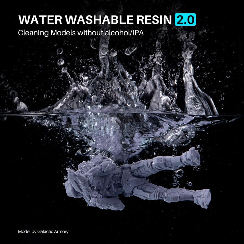 Resina 3d Elegoo 2000 g Lavable Con Agua (gris ... image number null