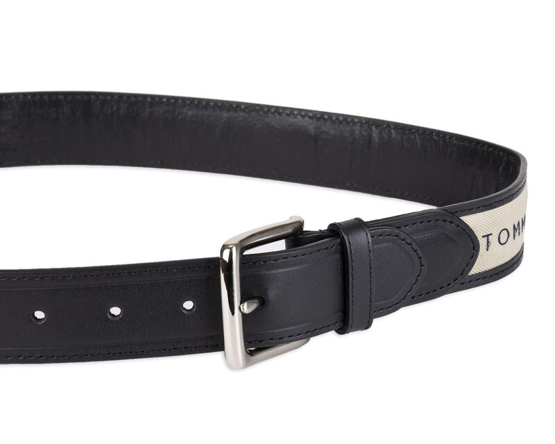 Cintur&oacute;n Tommy Hilfiger Con Cinta Incrustada Pa... image number null