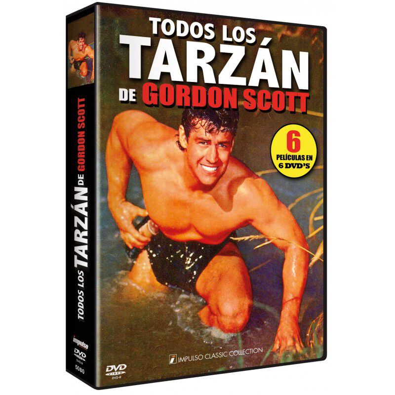 Todos Los Tarz&aacute;n De Gordon Scott [6 Dvdr] (1955... image number null
