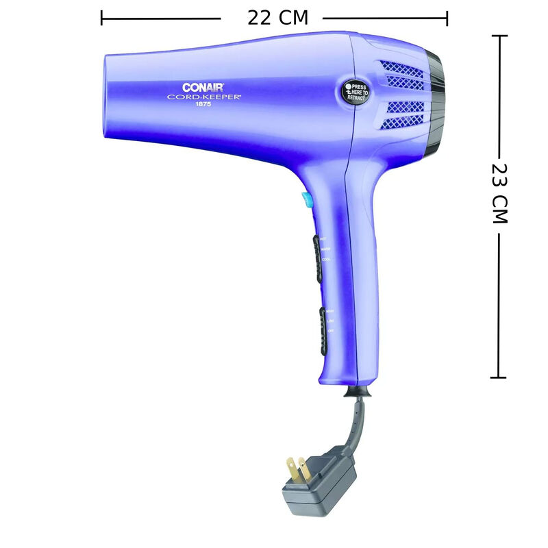 Secador Conair Con Guarda-cable y Difusor Morad... image number null
