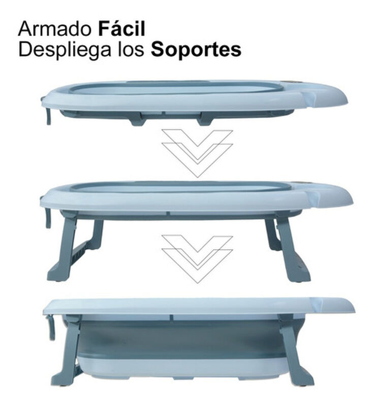 Tina Ba&ntilde;era Bebe Antiderrapante Portatil Plegab... image number null