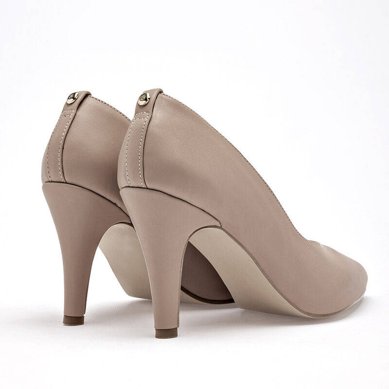 Moramora Zapatilla para mujer beige image number null