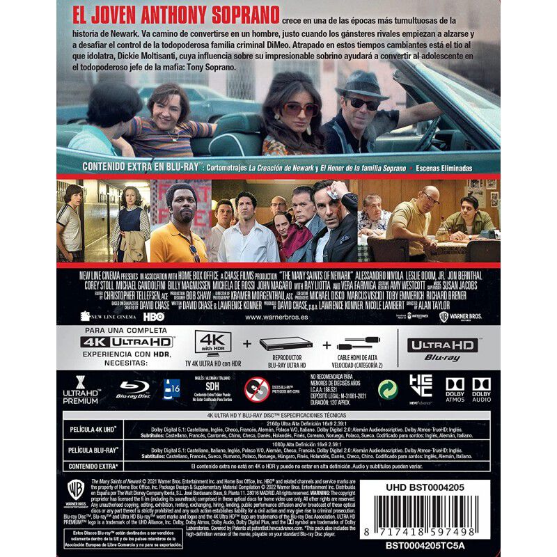 Santos Criminales - Steelbook 4k Uhd + Blu-ray ... image number null