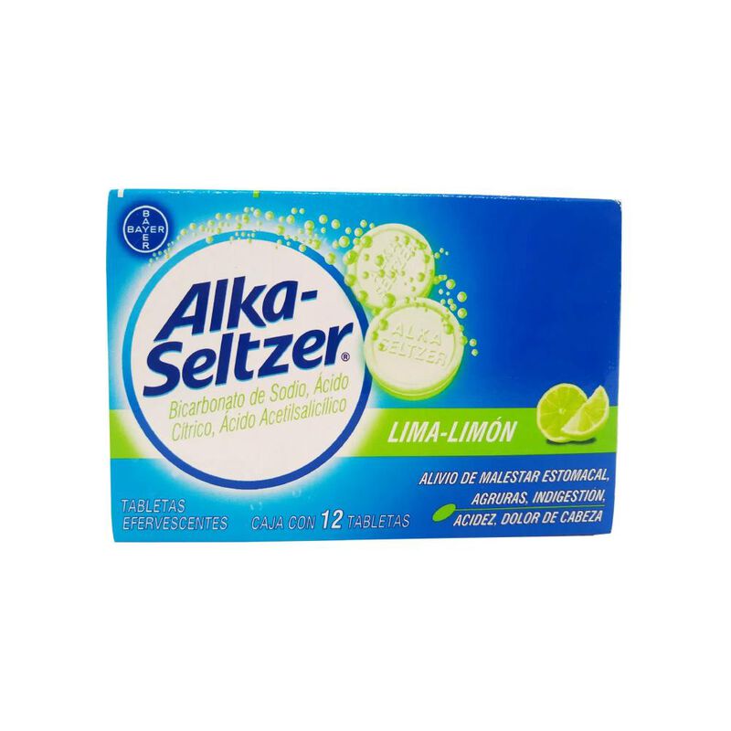 Alka Seltzer Lima/lim&oacute;n 0.325/1/1.700 G 12 Tabl... image number null