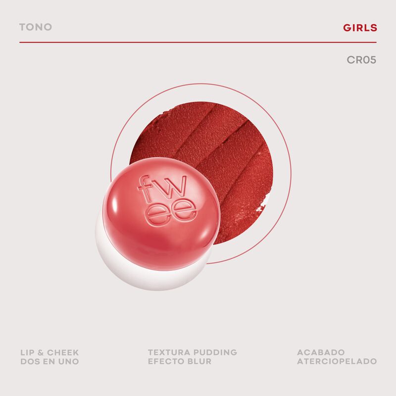 Fwee Lip & Cheek Blurry Pudding Pot Girls image number null