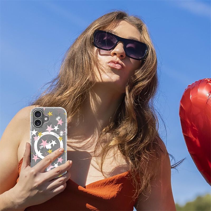 Funda Mybat Mood Mag Para Iphone 17 - Estrellas image number null