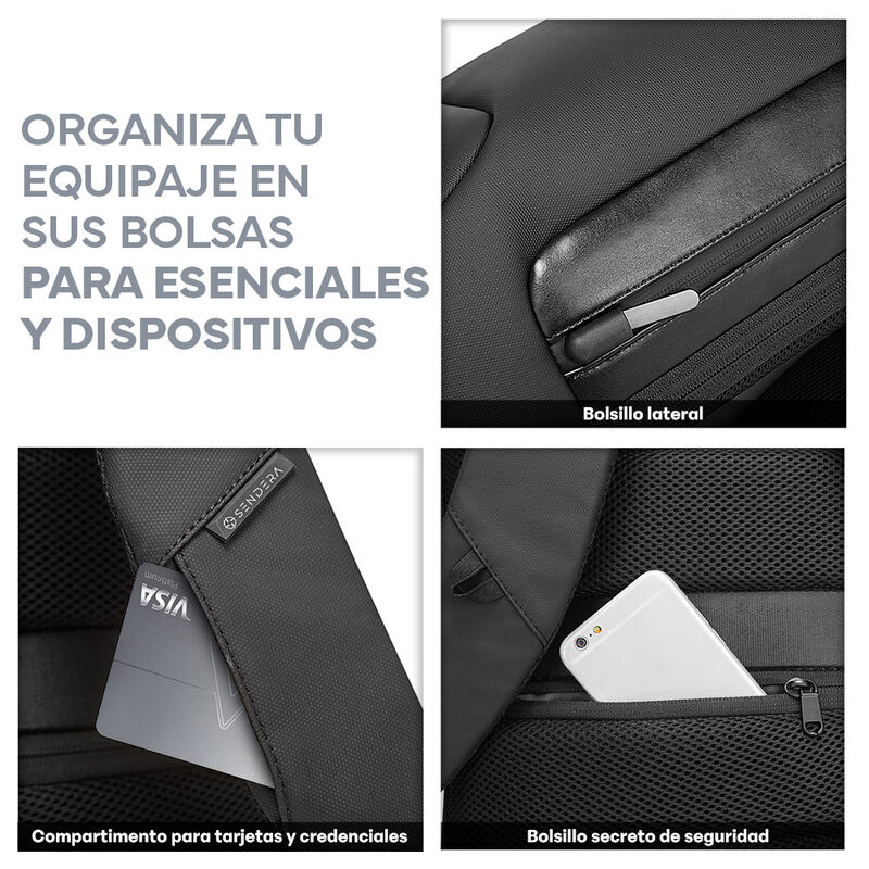 Mochila para Laptop 17.5” Antirrobo para Viaje ... image number null