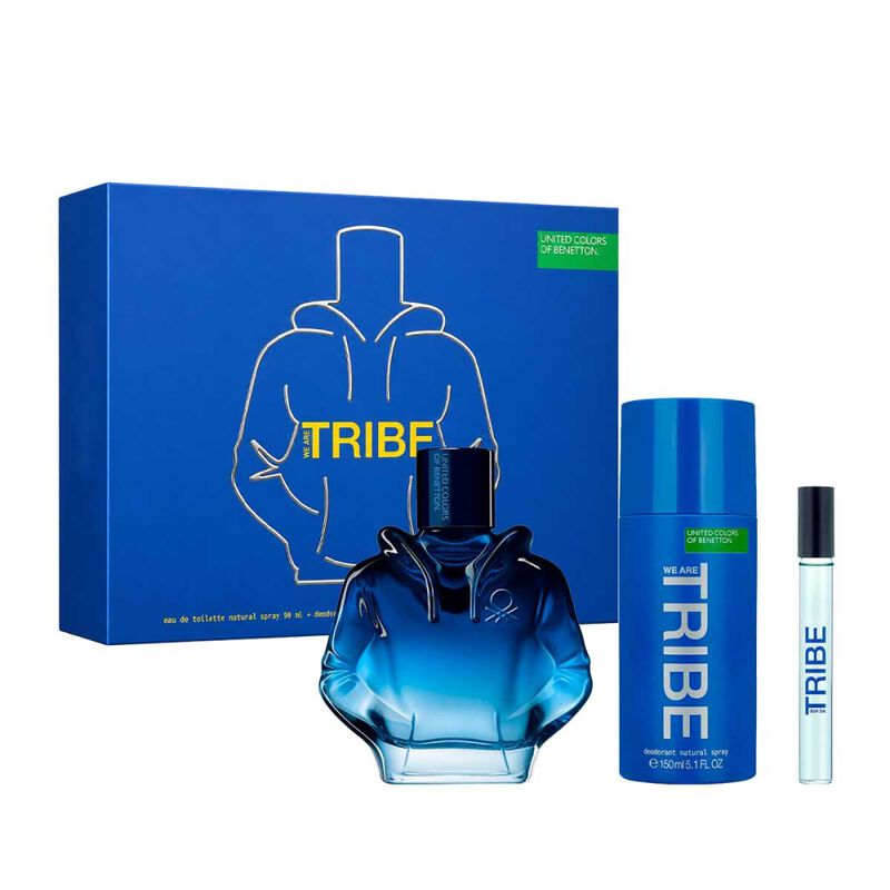 Set Tribe De Benneton De 3pzs Hombre-90ml image number null