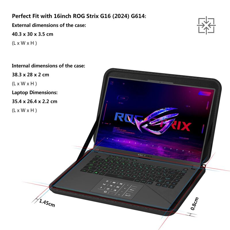 Funda R&iacute;gida Para Port&aacute;til Asus Tuf Gaming A16/... image number null