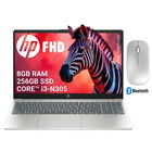 Laptop HP Core i3 N305 8GB RAM 256GB SSD 15,6 FHD Silver