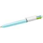 Bol&iacute;grafos Bic, 4 Colores, Divertidos, Retr&aacute;ctiles, Caja De 12