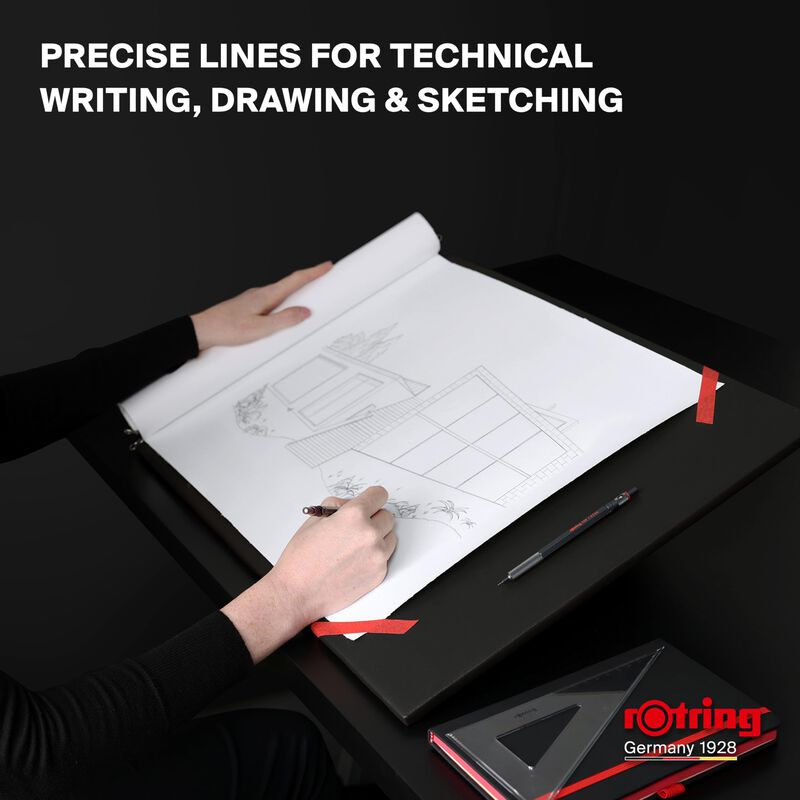 L&aacute;piz Mec&aacute;nico Rotring 600 De 0,7 Mm Con Cuerpo... image number null