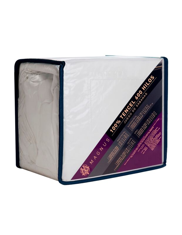 Juego de S&aacute;banas Magnus 600 Hilos Tencel Matrim... image number null