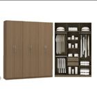 Ropero kappesberg S736 NT ROP de 232X232X47 cm color nature ort