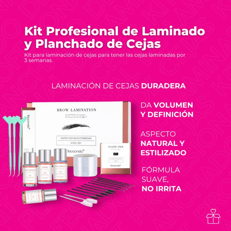 Kit Planchado de Cejas Laminado Profesional Las... image number null