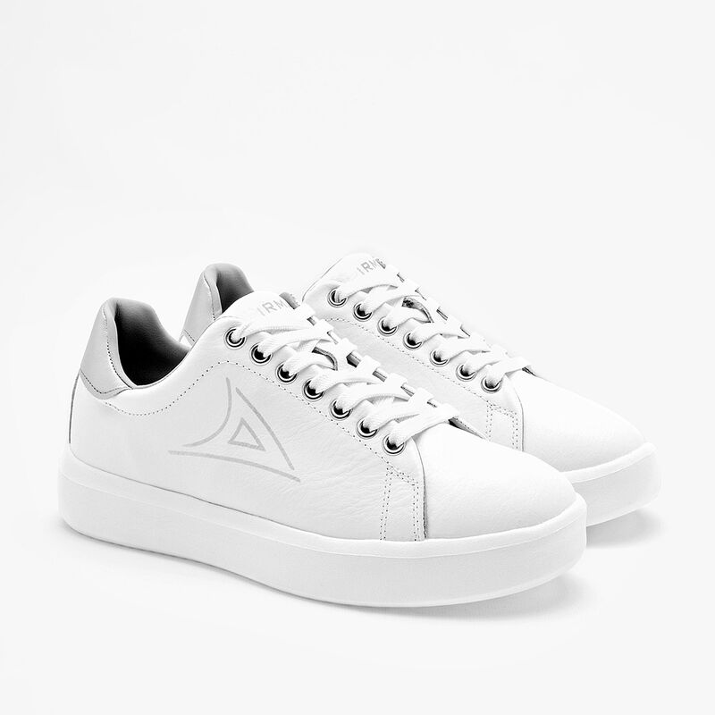 Pirma Tenis urbano para mujer blanco plata image number null