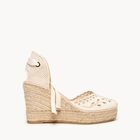 Alpargata de Cu&ntilde;a Alta Romero Crudo