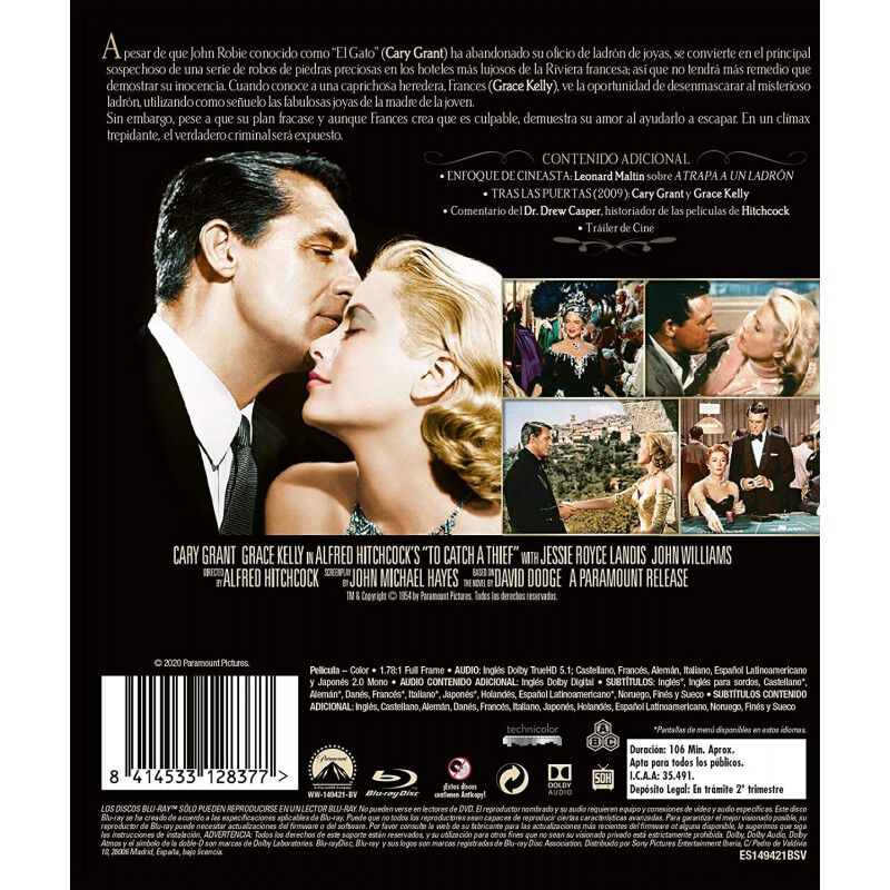Atrapa A Un Ladr&oacute;n (bd) [blu-ray] image number null