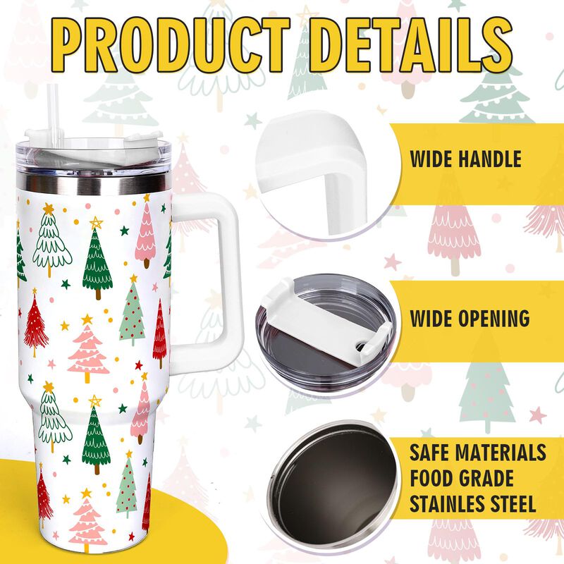 Vaso De Bebida Whaline 1200 ml Con Asa De &Aacute;rbol... image number null