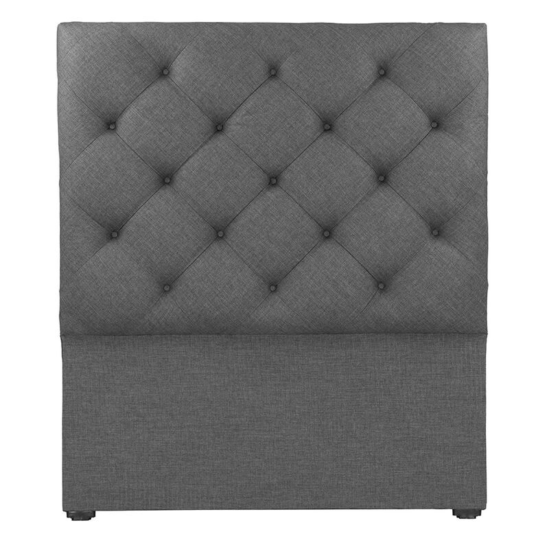 Cabecera Matrimonial Dicasa Ikki Gris Oscuro image number null