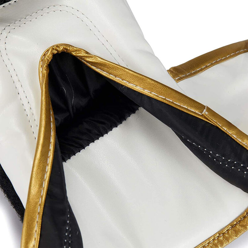 Guantes de Box 8 oz Blanco con Dorado + Protect... image number null