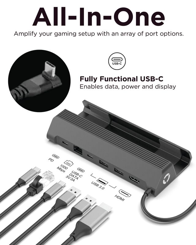 Hub Dock Usb-c Lenovo Legion Go 6 En 1 Para Con... image number null