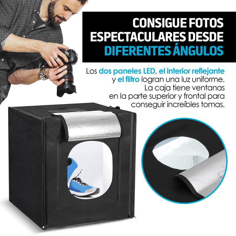 Caja De Luz Para Fotograf&iacute;a Profesional Port&aacute;ti... image number null