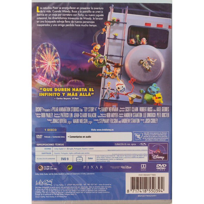 Toy Story 4 [DVD] image number null