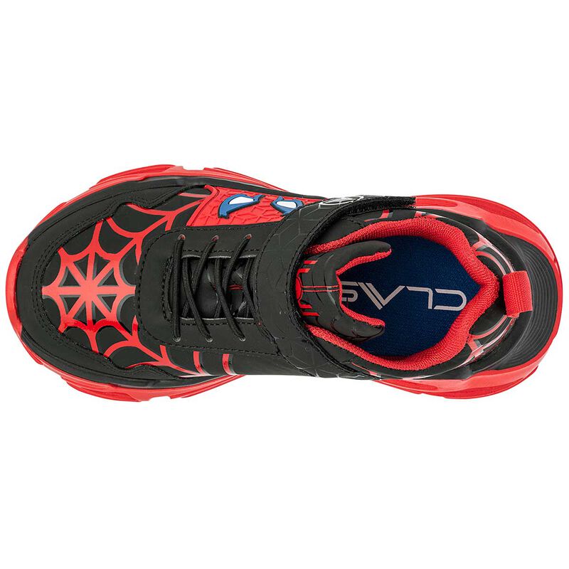 Clasben Tenis deportivo para ni&ntilde;o negro rojo, a... image number null