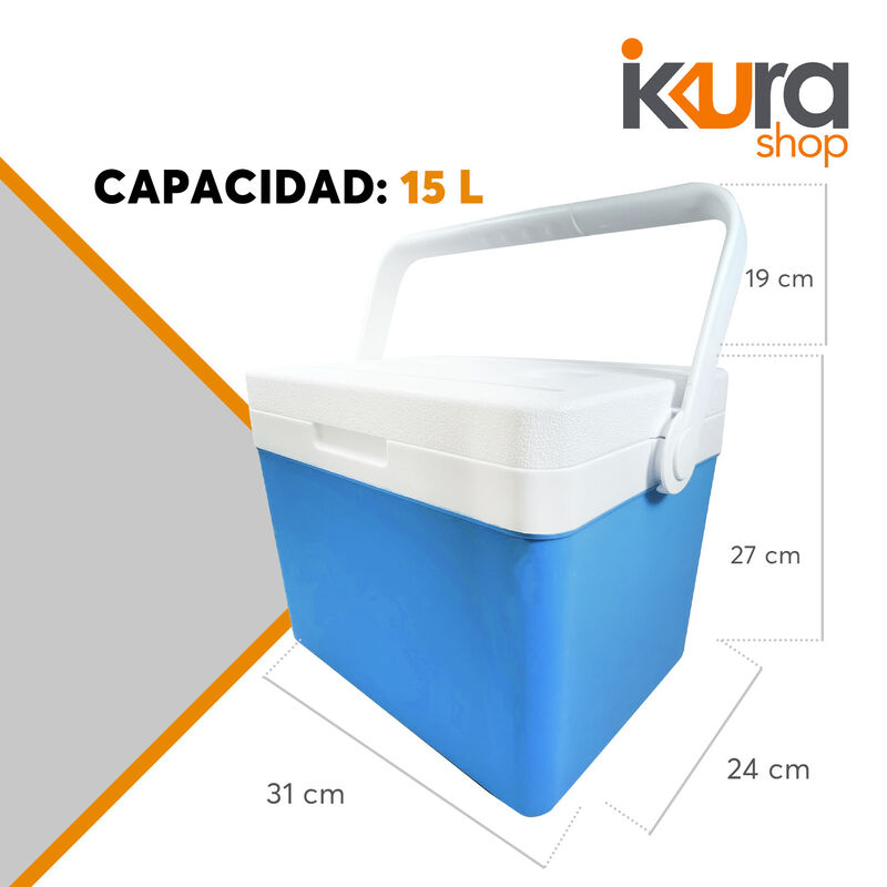 Combo 3 Hieleras 48QT + 30QT  + 16QT Con Asa Az... image number null