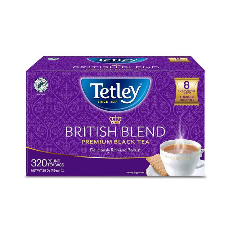 Tetley British Blend T&eacute; Negro Premium 320 Bolsi... image number null