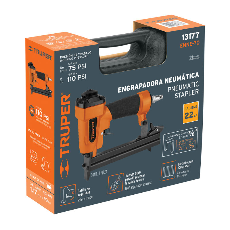 Engrapadora Neumatica Calibre 22 Truper image number null