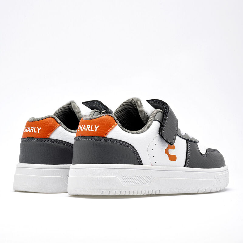 Charly Tenis Para Ni&ntilde;a Blanco Gris Cod 120478-2 image number null