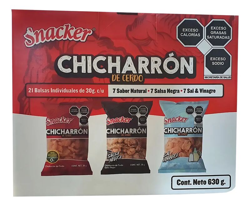 Chicharr&oacute;n De Cerdo Paquete Surtido Snacker 21 ... image number null