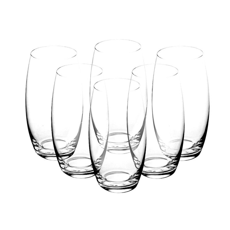 Set De 6 Vasos De Cristal Transparente - 360 Ml image number null