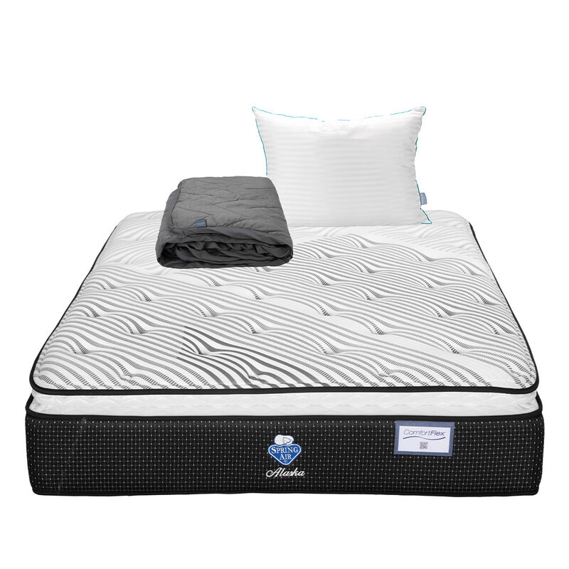 Colch&oacute;n Spring Air Alaska Queen Size + Almohada... image number null