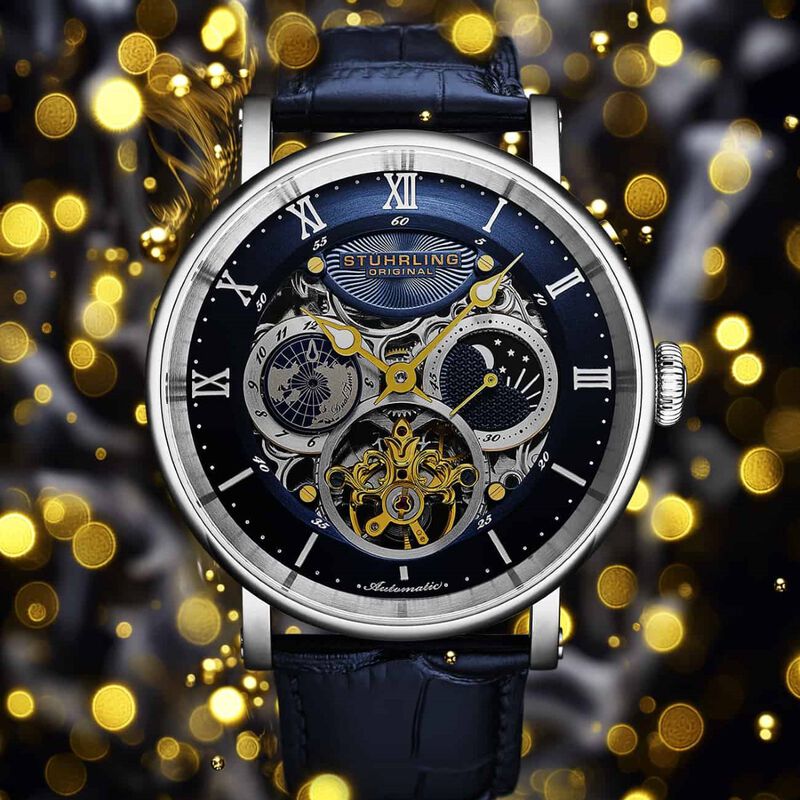 Reloj Stuhrling para hombre 1015.02 autom&aacute;tico ... image number null