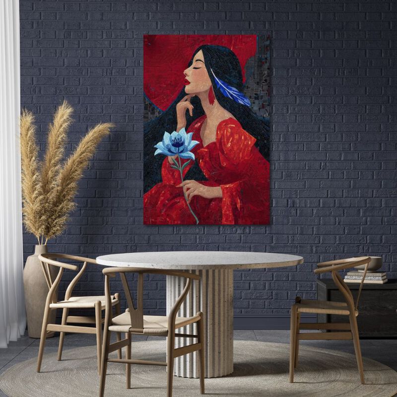 Cuadro Decorativo Impreso 70x100cm Carmin image number null
