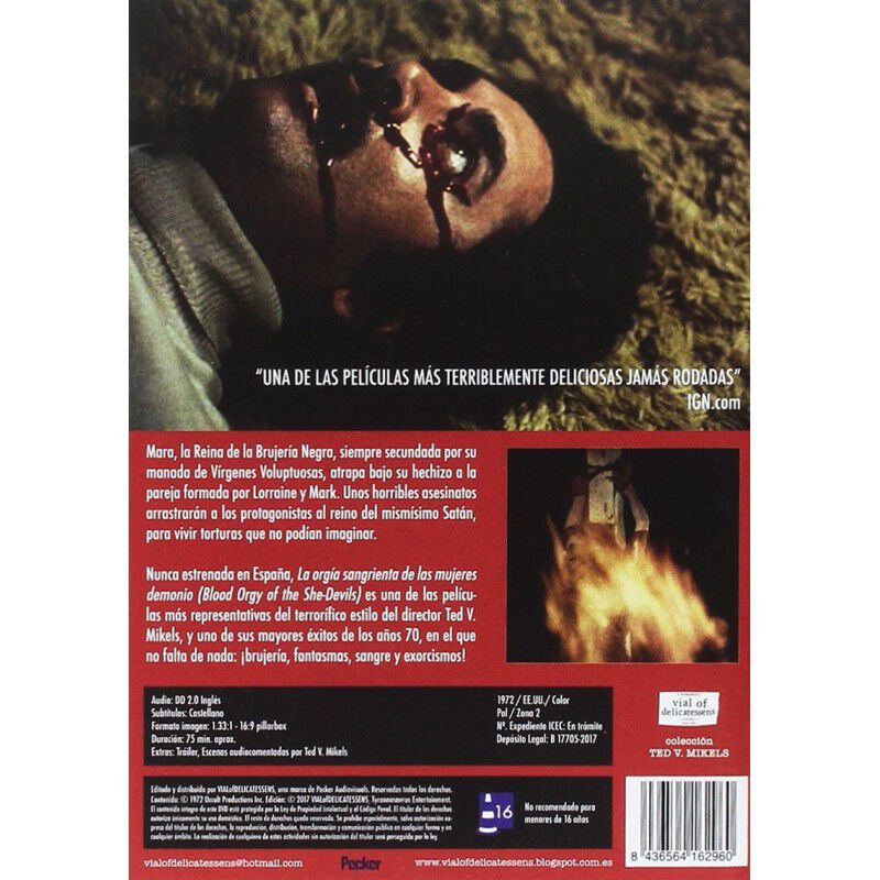 La Org&iacute;a Sangrienta De Las Mujeres Demonio [dvd... image number null