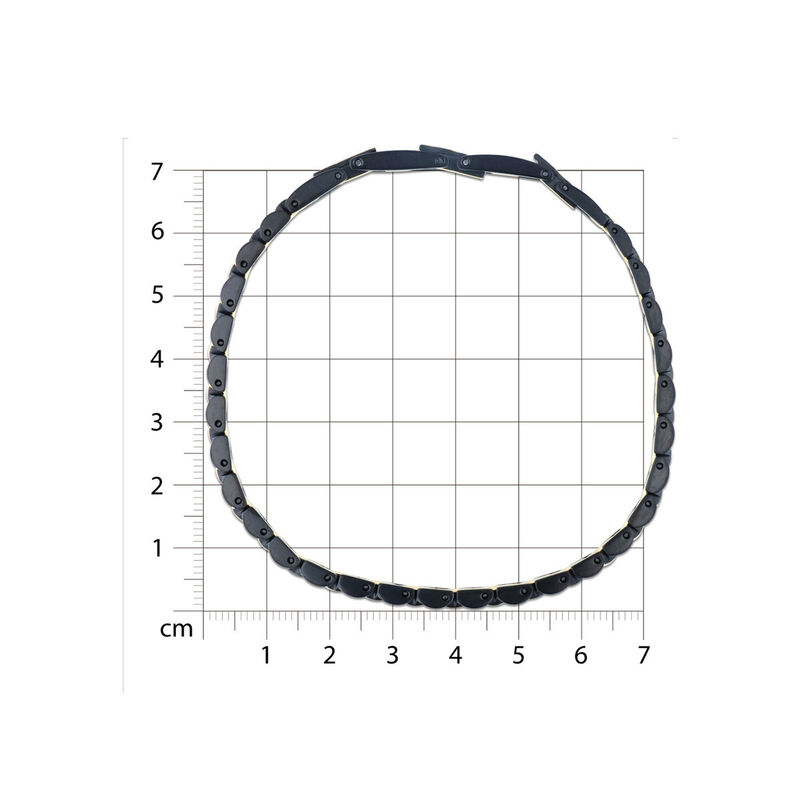 Pulsera De Acero Color Negro Con Dorado Mate Ca... image number null