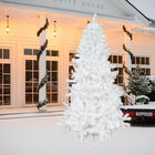 Árbol Pino De Navidad Blanco 180 Cm Cepillo Artificial